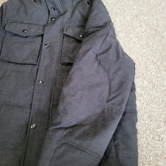 Dockers Men's Black Hooded Lined Winter Jacket Size M - Picture 7 of 14